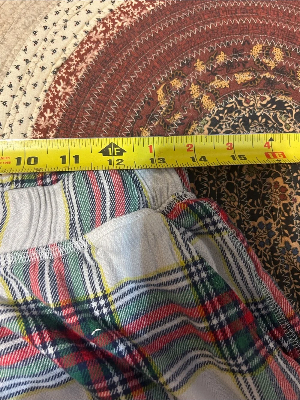 Aerie cotton flannel plaid pajama set